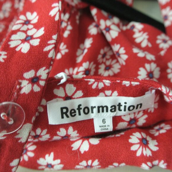 NEW Reformation Baldwin sleeveless minidress size 6 #1521 - Picture 8 of 10